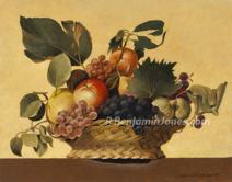 Still Life with a Basket of Fruit, after Caravaggio